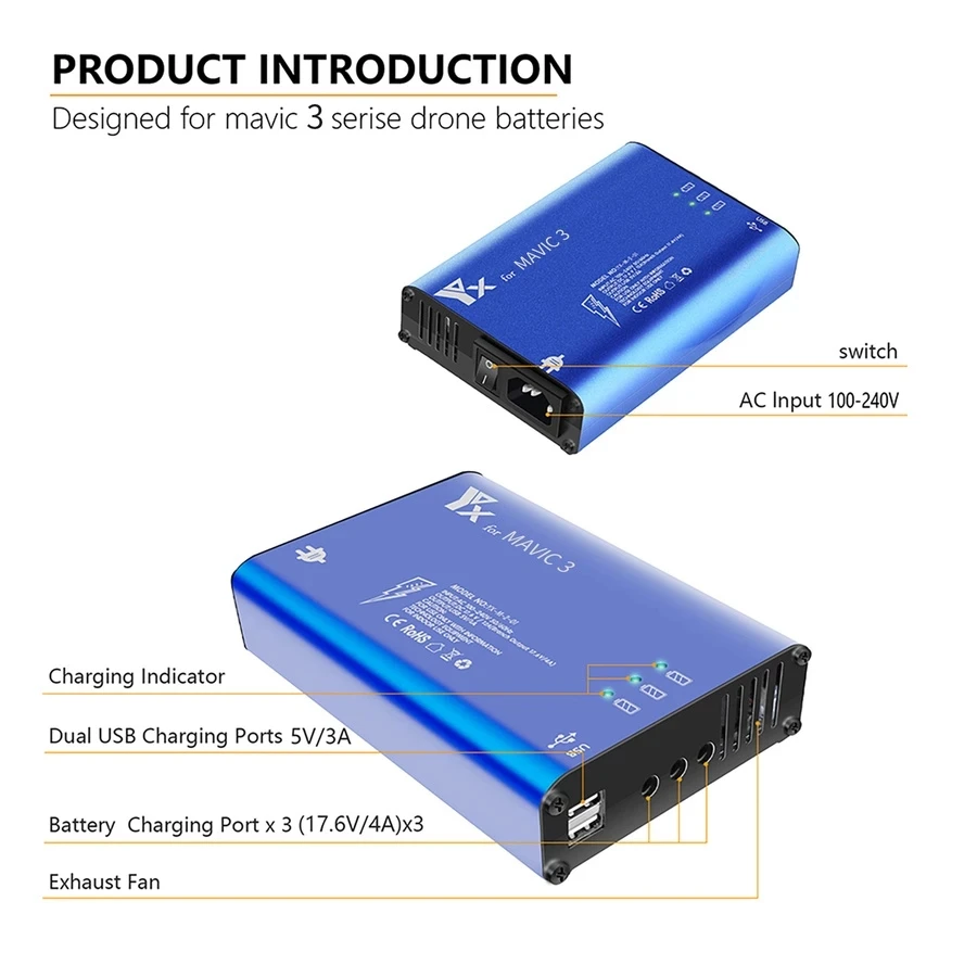 Battery Charger Hub 5in1 Charg – Drone Battery Smart recenzja i cena