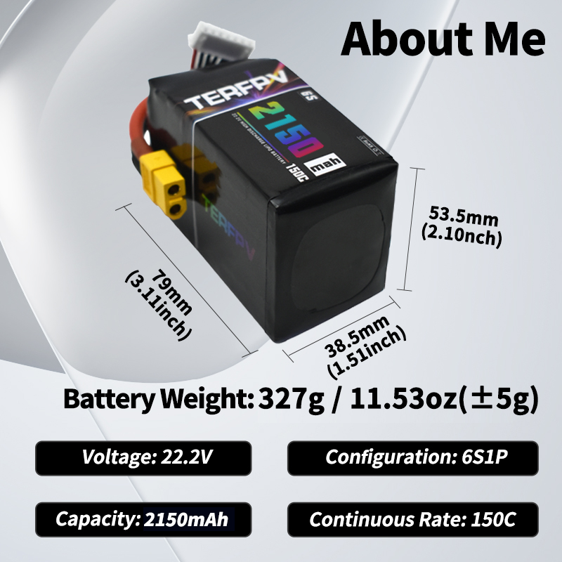 TERFPV Lipo Battery 6S 22.2V 1 – Drone Battery 6S recenzja i cena
