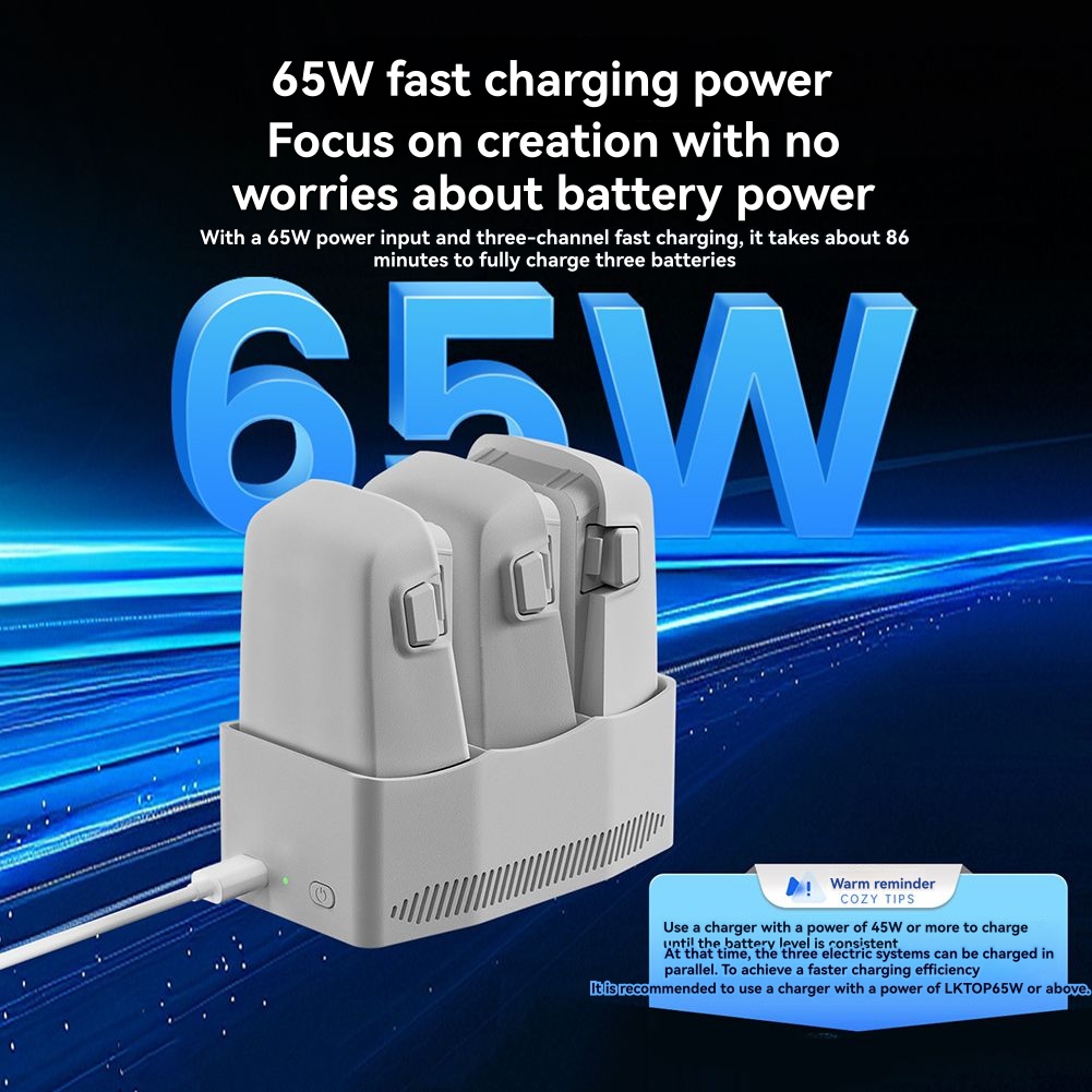 DTC5 65W Battery Charge Manage – Drone Battery Smart recenzja i cena