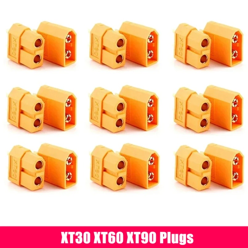 XT60 Bullet Connectors Male Fe – Drone Battery Connector recenzja i cena