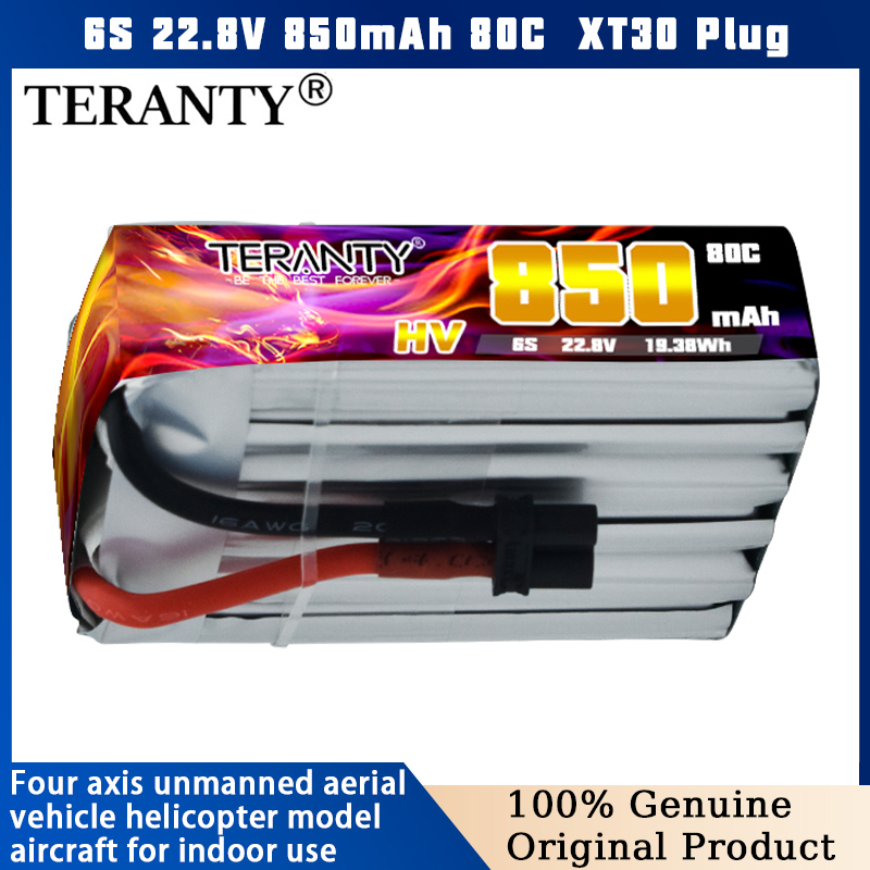 TERANTY 6S 22.8V 850mAh 80C HV – Drone Battery High Voltage recenzja i cena