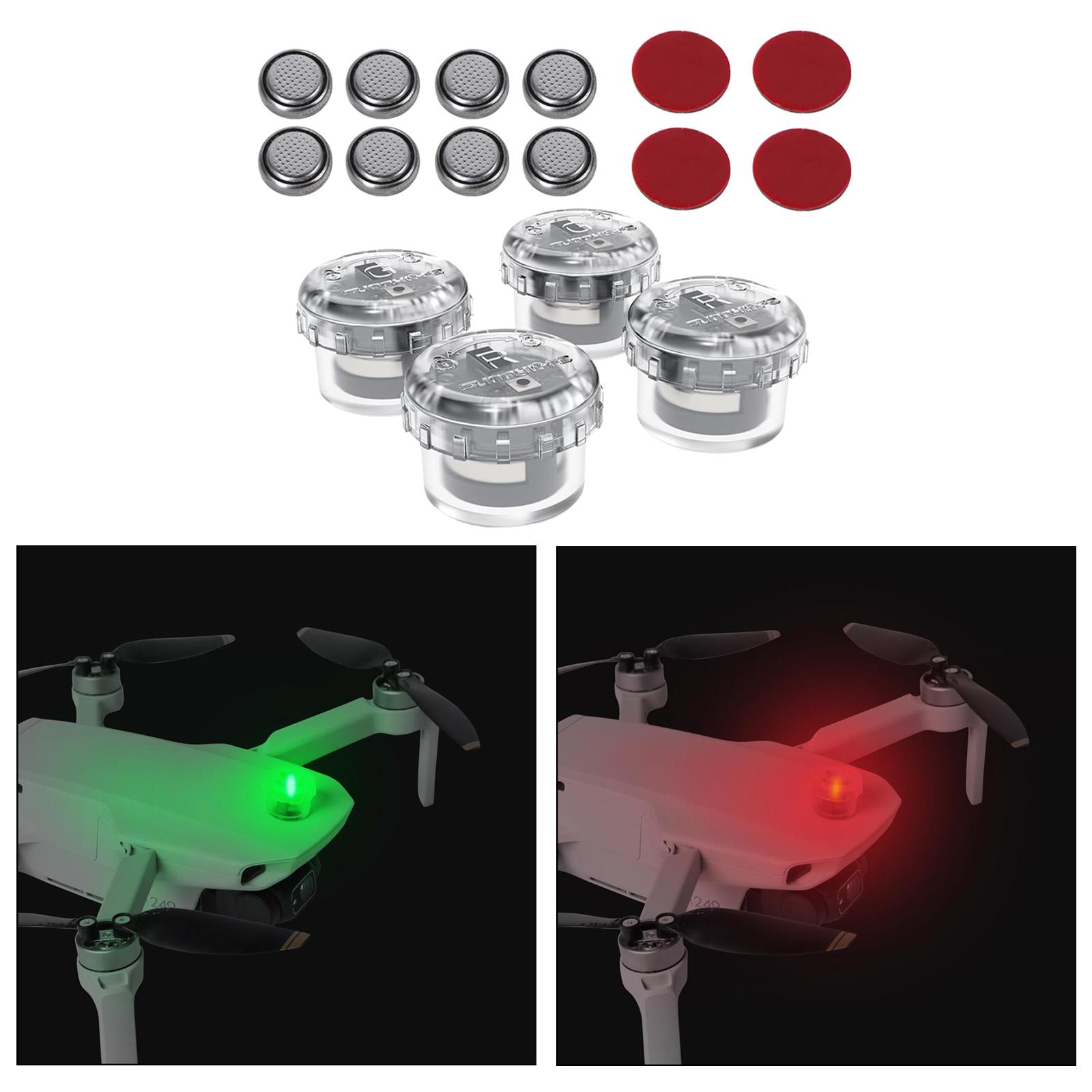 4x LED Night Flight Light Sign – Drone Battery Alarm recenzja i cena