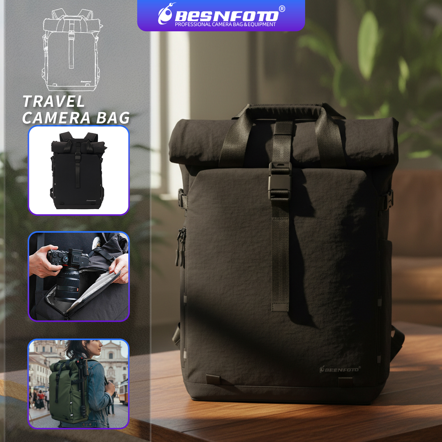 Besnfoto Professional Camera B – Drone Battery Bag recenzja i cena