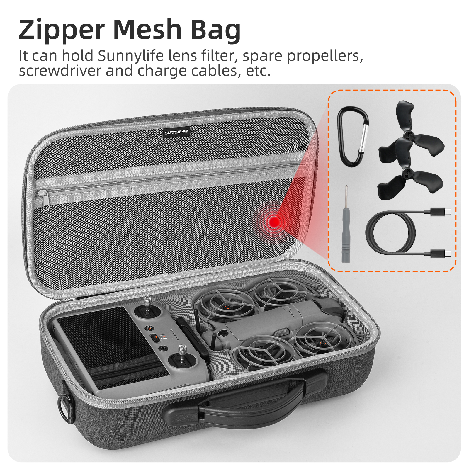 Carrying Case for DJI NEO 2 Dr – Drone Battery Bag recenzja i cena