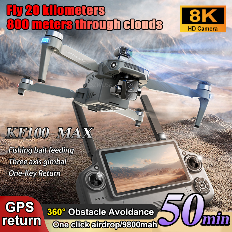 SJRC KF100 MAX 8K UHD Photo HD – Drone Battery Box recenzja i cena