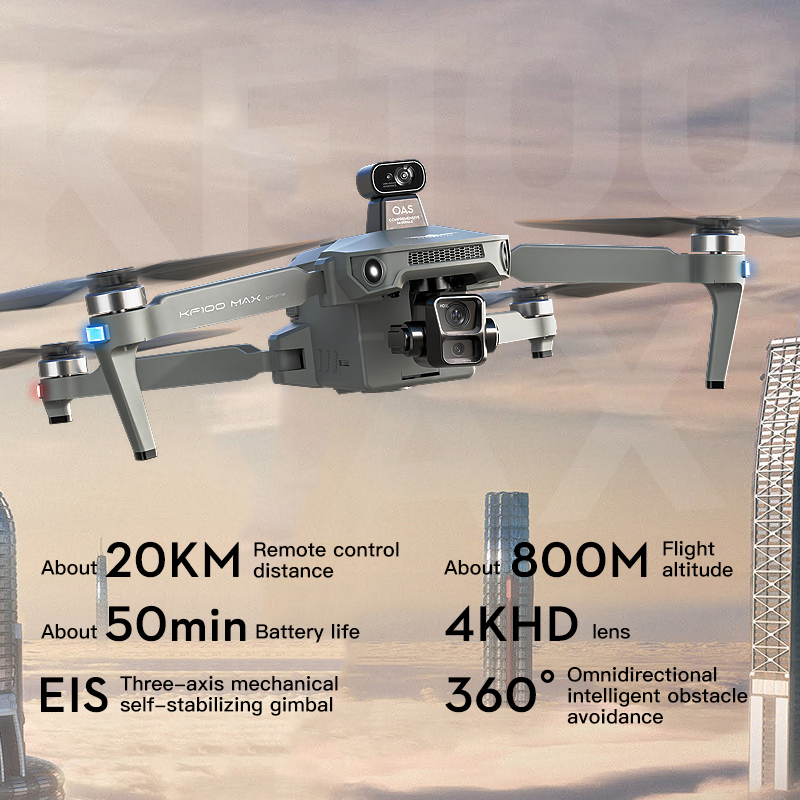 SJRC KF100 MAX 8K UHD Photo HD – Drone Battery Box recenzja i cena