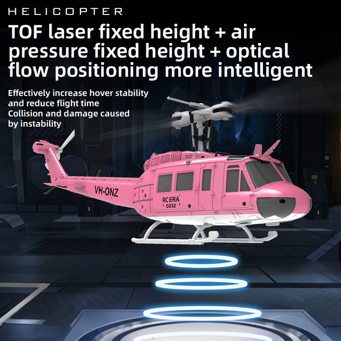 C032 6CH Brushless RC Helicopt – Drone Battery Alarm recenzja i cena