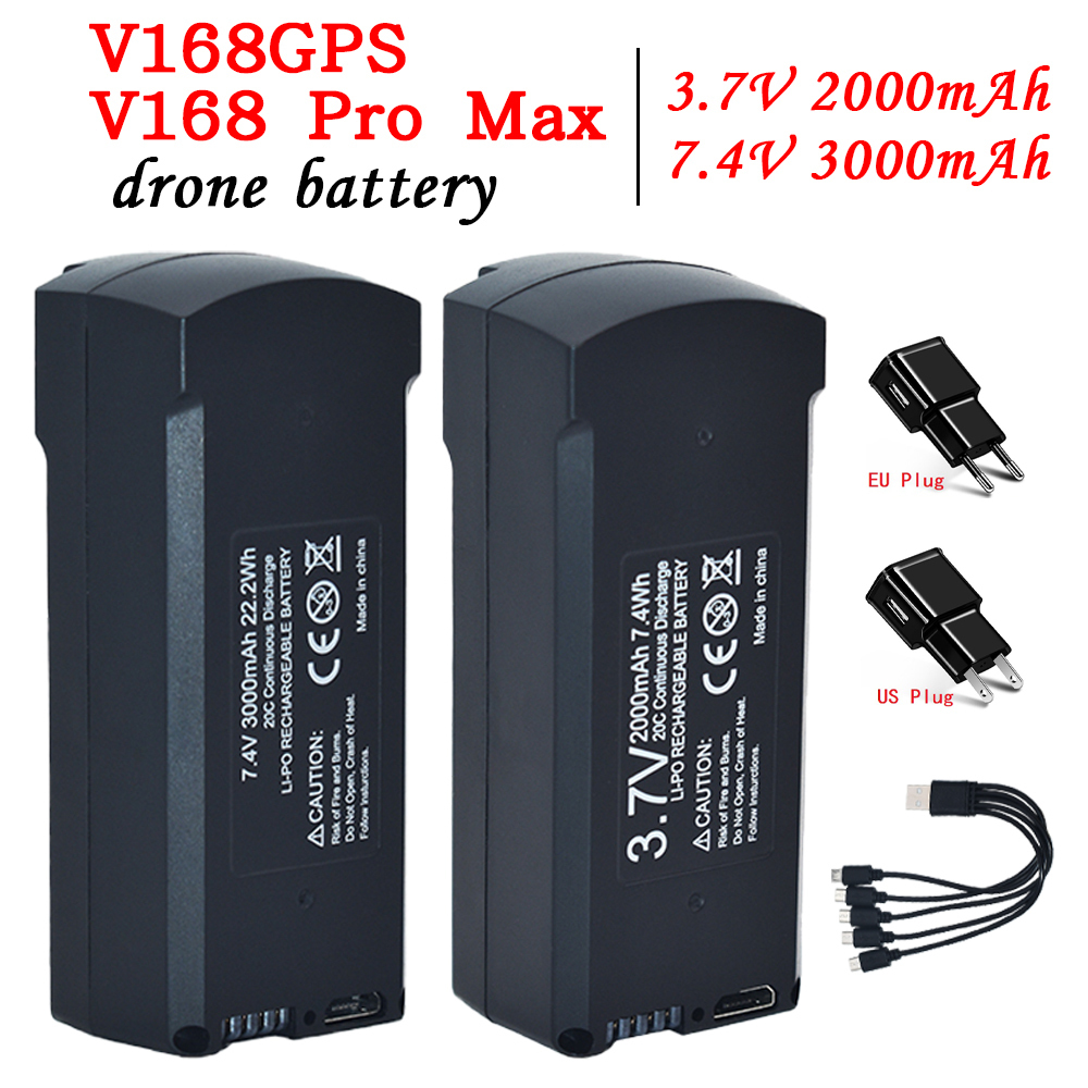GPS V198 7.4V 3000mAh Battery  – Drone Battery Lipo recenzja i cena